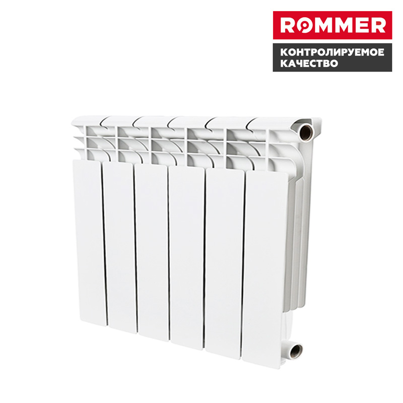 Радиатор биметал. Profi BM 350/80   6 сек. ROMMER