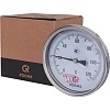 Термометр биметаллический с погружной гильзой 0-120'C 1/2&quot; х 63мм/50мм РОСМА